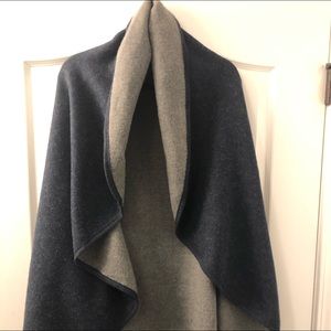 Reversible Wool Vest-Poncho- One Size Fits All